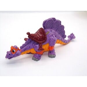 Vintage TMNT Cave Mike Silly Stegosaurus Saddle Harness Seat